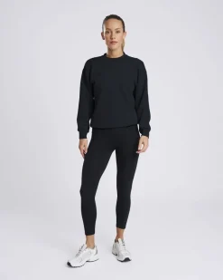 Fashion Dunnes Stores Powercut Studio Crew Sweatshirt In Black