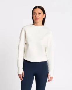Sale Dunnes Stores Powercut Studio Crew Sweatshirt Marshmallow