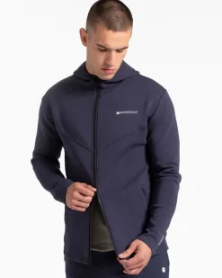 Hot Dunnes Stores Powercut Tek Pak Men's Full Zip Hoodie Navy