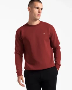 New Dunnes Stores Powercut Tek Pak Men's Rust Crew Neck Sweatshirt