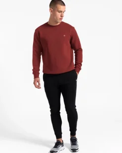 New Dunnes Stores Powercut Tek Pak Men's Rust Crew Neck Sweatshirt