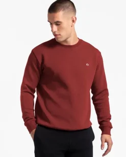 New Dunnes Stores Powercut Tek Pak Men's Rust Crew Neck Sweatshirt