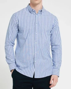 Fashion Dunnes Stores Premium Oxford Cotton Regular Fit Shirt