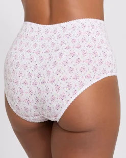 Outlet Dunnes Stores Print Cotton Rich Full Brief - Pack Of 5