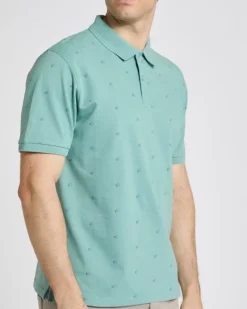 Discount Dunnes Stores Print Pique Polo
