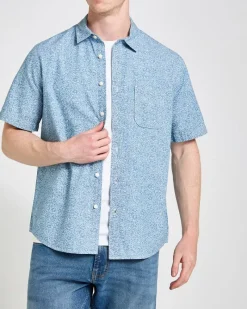 Hot Dunnes Stores Printed Crosshatch Shirt