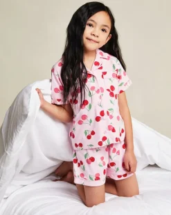 Online Dunnes Stores Printed Revere Short-Sleeved Pyjamas (3-14 Years)