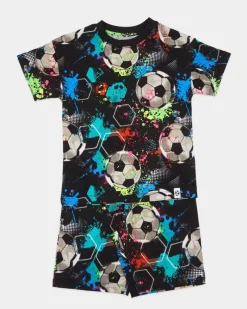 Fashion Dunnes Stores Printed Short Set (2-14 Years)