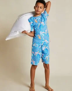 Hot Dunnes Stores Printed Shorts Pyjama Set (2-14 Years)