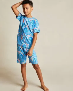 Hot Dunnes Stores Printed Shorts Pyjama Set (2-14 Years)