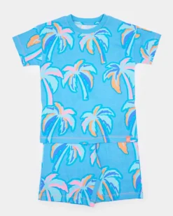 Hot Dunnes Stores Printed Shorts Pyjama Set (2-14 Years)