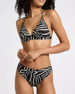 Fashion Dunnes Stores Printed Triangle Bikini Top