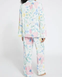 Best Dunnes Stores Printed Viscose Twill Pyjama Set