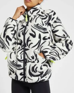Hot Dunnes Stores Printed Zip Through Fleece