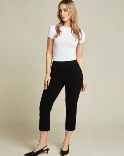Online Dunnes Stores Pull On Stretch Crop Trousers