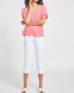 Discount Dunnes Stores Pull On Stretch Crop Trousers