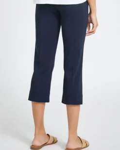 Fashion Dunnes Stores Pull On Stretch Crop Trousers
