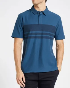 Clearance Dunnes Stores Regular Fit Birdsye Concealed Placket Polo