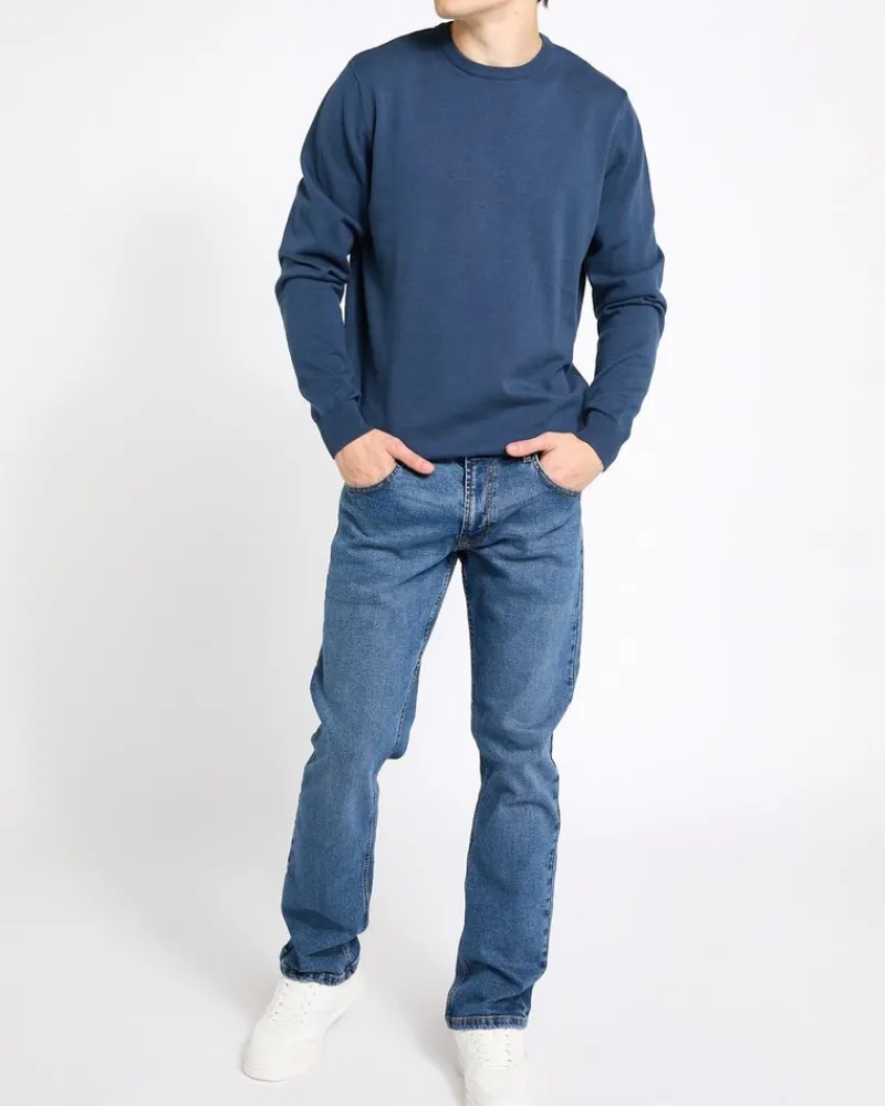 Hot Dunnes Stores Regular Fit Cotton Crew Neck Jumper