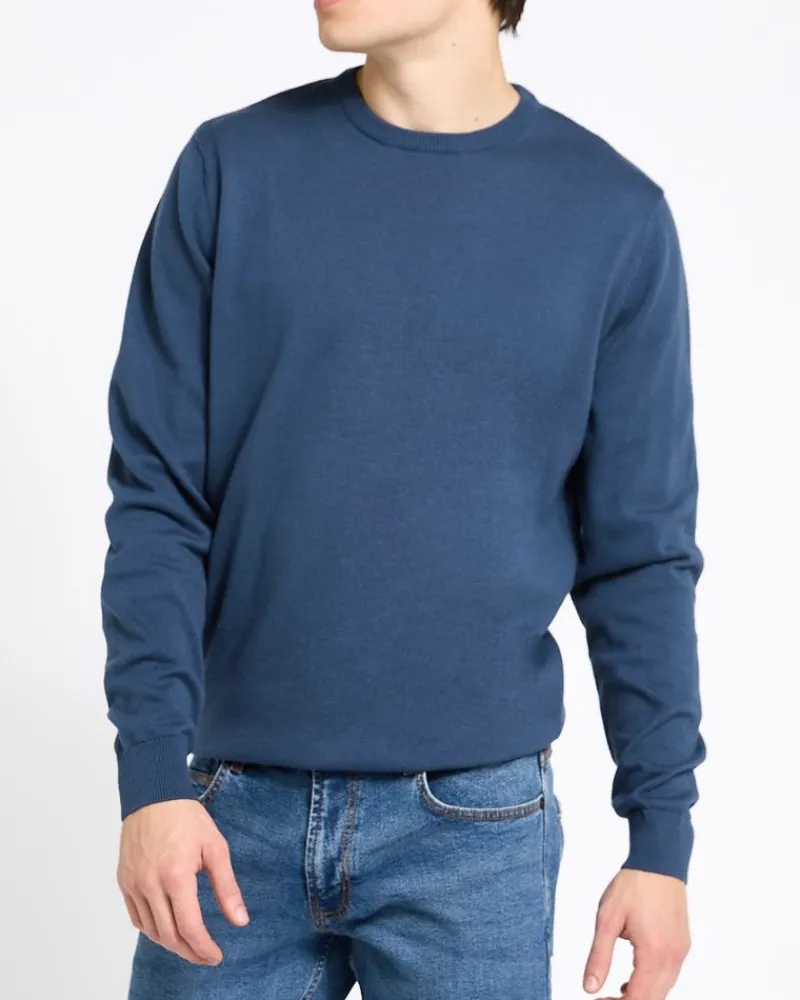 Hot Dunnes Stores Regular Fit Cotton Crew Neck Jumper