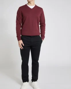 Hot Dunnes Stores Regular Fit Cotton V-Neck Jumper