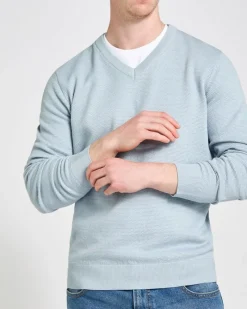 Online Dunnes Stores Regular Fit Cotton V-Neck Jumper