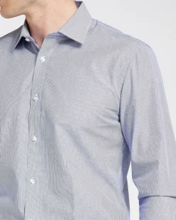 New Dunnes Stores Regular Fit Cotton-Rich Design Shirt