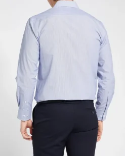 New Dunnes Stores Regular Fit Cotton-Rich Design Shirt