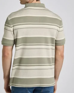 New Dunnes Stores Regular Fit Jacquard Stripe Polo