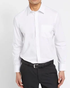 Clearance Dunnes Stores Regular Fit Long-Sleeved Easy Care Shirt
