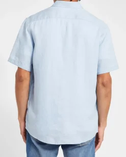 Discount Dunnes Stores Regular Fit Pure Linen Short-Sleeved Shirt