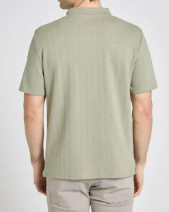Clearance Dunnes Stores Regular-Fit Vertical Rib Polo Shirt