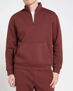 Outlet Dunnes Stores Relaxed Fit Half Zip Sweatshirt