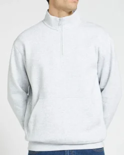 Online Dunnes Stores Relaxed Fit Half Zip Sweatshirt