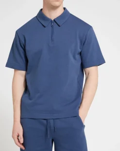 Clearance Dunnes Stores Rib Panel Fleece Polo