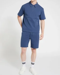 Clearance Dunnes Stores Rib Panel Fleece Polo