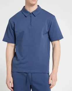 Clearance Dunnes Stores Rib Panel Fleece Polo