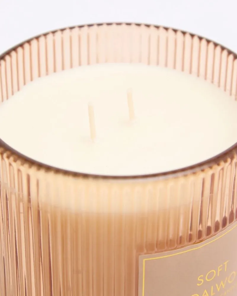 Sale Dunnes Stores Ribbed Candle