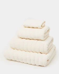 Outlet Dunnes Stores Ribbed Cotton Bath Sheet
