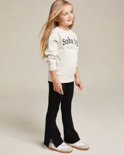 Discount Dunnes Stores Ribbed Flared Leggings (2-14 Years)