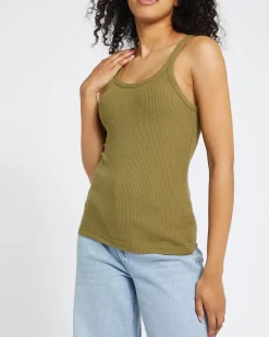 Hot Dunnes Stores Ribbed Strappy Vest