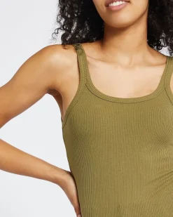 Hot Dunnes Stores Ribbed Strappy Vest