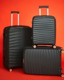 Online Dunnes Stores Rock Sunwave 8 Wheel Hard Panel Suitcase
