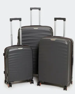 Online Dunnes Stores Rock Sunwave 8 Wheel Hard Panel Suitcase