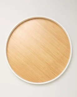 Best Dunnes Stores Round Bamboo Wood Tray