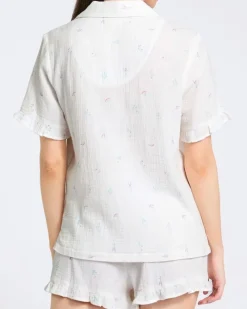 Best Dunnes Stores Ruffle Revere Pyjama Set