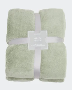 Clearance Dunnes Stores Sage Fleece Throw