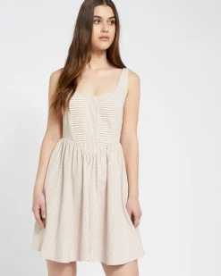 Clearance Dunnes Stores Savida Bailey Stripe Cotton Mini Dress