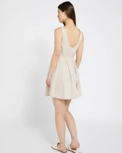 Clearance Dunnes Stores Savida Bailey Stripe Cotton Mini Dress
