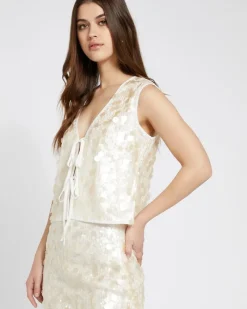 Fashion Dunnes Stores Savida Bella Sequin Waistcoat